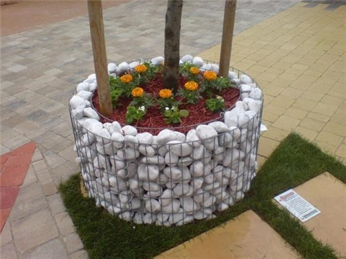 石籠籃子——花園景觀設計的高度創意
