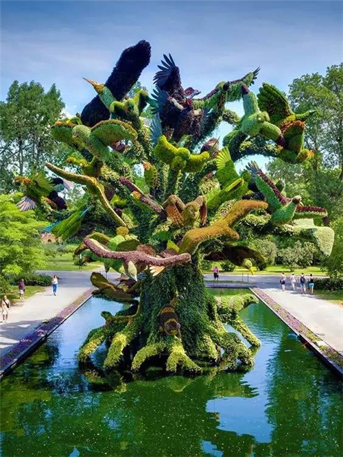植物雕塑的城市景觀你見過嗎？