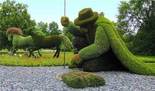 植物雕塑的城市景觀你見過嗎？