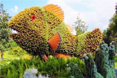 植物雕塑的城市景觀你見過嗎？