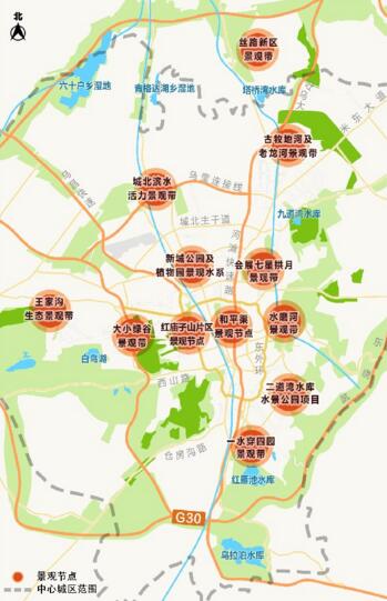 烏魯木齊市將打造12處水系景觀節(jié)點(diǎn)
