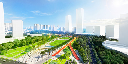 園冶杯專業獎：深圳市坪山區半月環中央公園