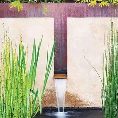 院子里造個小水景檔次提高了十倍不止