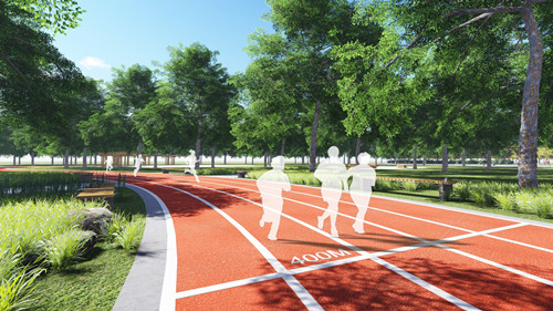 園冶杯專業獎：固安迎賓大道街角北、南公園