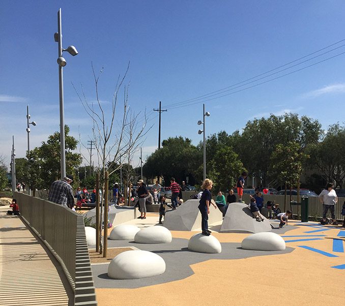 具有不同空間的美國(guó)艾西赫拉公園