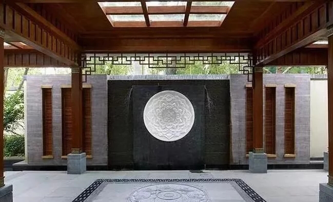 中式庭院，廊道設計，精致景觀