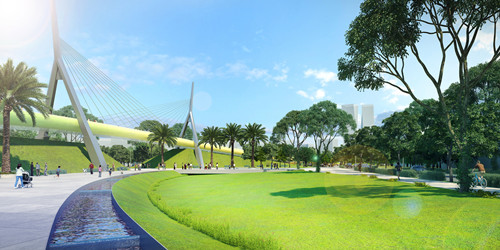 園冶杯專業獎：深圳市坪山區半月環中央公園