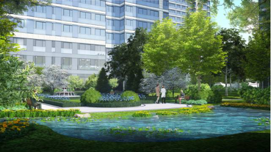 融創中心五園七景描摹新法式宜居住區