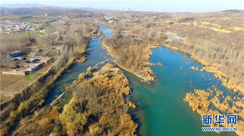 河南省鶴壁市淇河國家濕地公園景色秀美