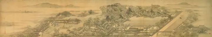 瞻園的空間布局分析