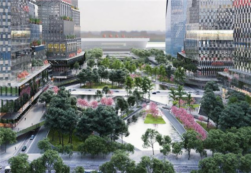 充滿綠意——深圳北站商務區城市設計