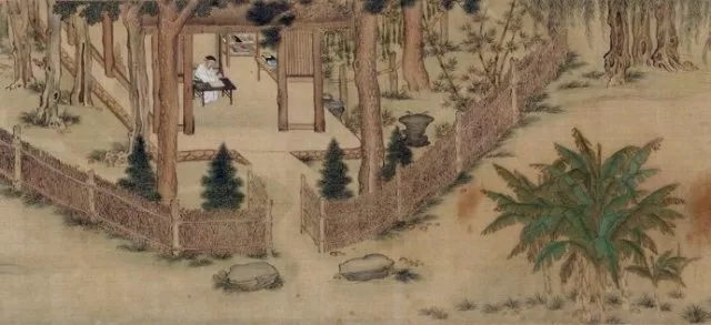 從宋代古畫中學習園林植物配置要點！