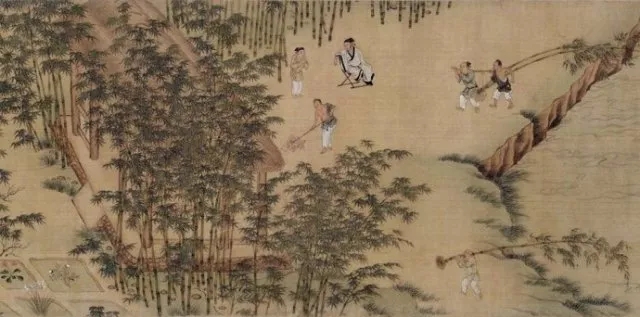 從宋代古畫中學習園林植物配置要點！