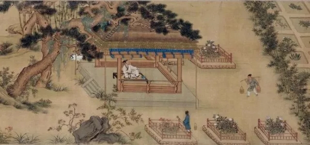 從宋代古畫中學習園林植物配置要點！