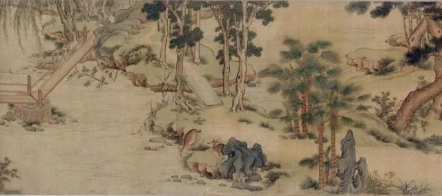 從宋代古畫中學習園林植物配置要點！