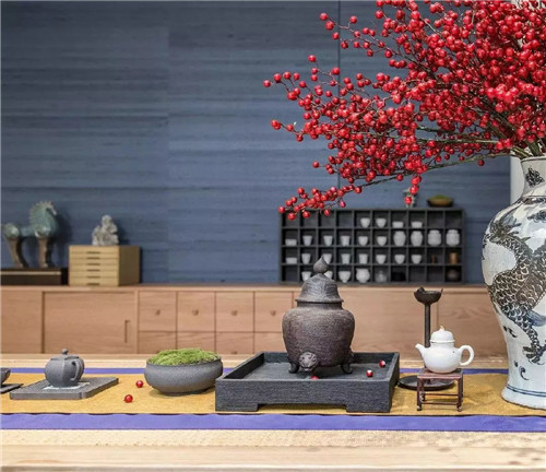 茶席中的花藝