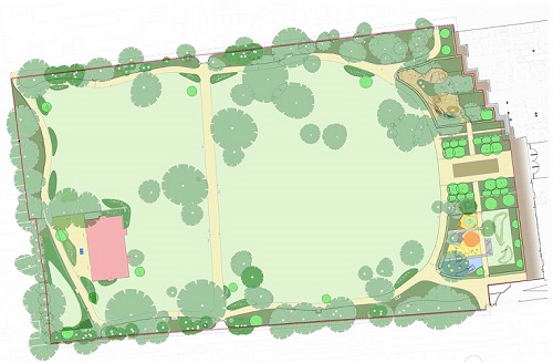 具有便利設施的綠色空間——沃姆浩特公園
