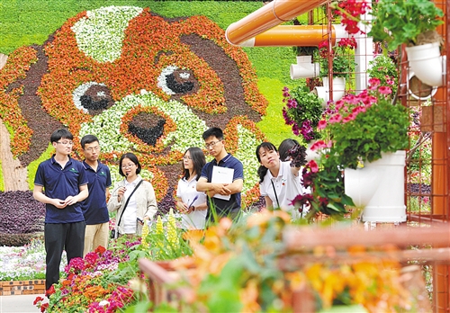 世園會倒計時一周年 北京花木春季花展開幕