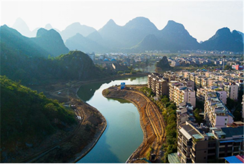 鄭文?。汗鹆謨山暮h(huán)城水系景觀建設思考
