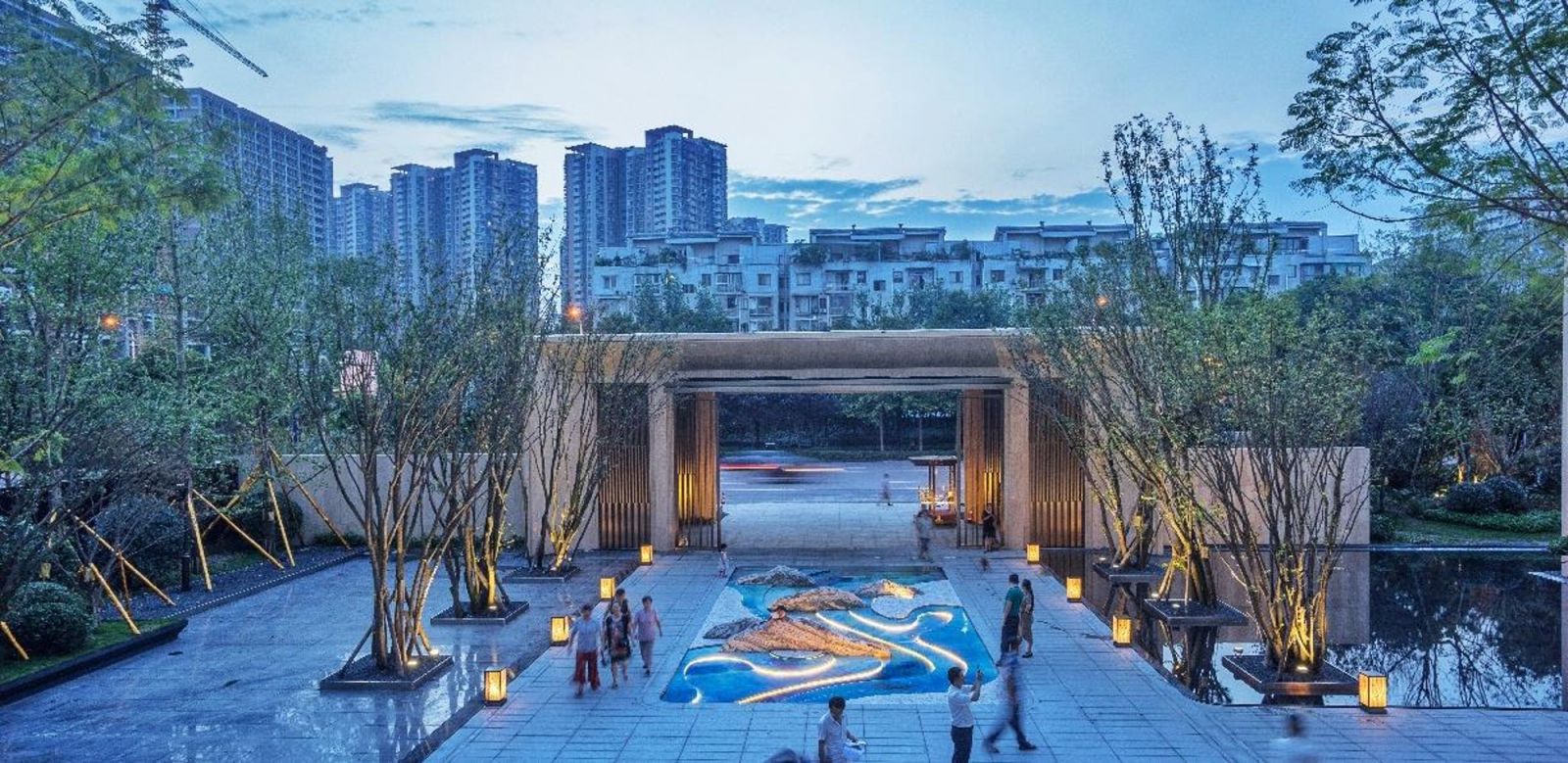 園冶杯專業獎：成都鑫苑中國·五彩城——售樓處景觀方案設計