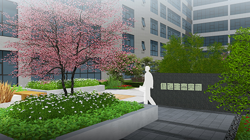 園冶杯專業獎：新華國際廣場天井園林景觀
