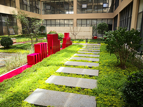 園冶杯專業獎：新華國際廣場天井園林景觀