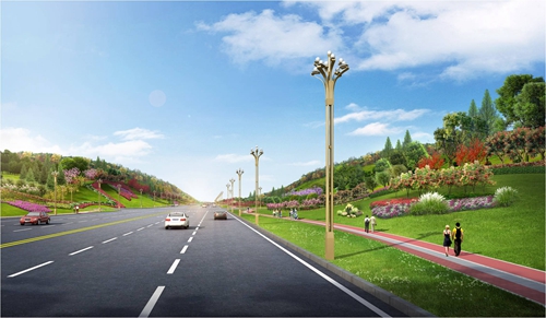 園冶杯專業獎：銅梁區迎賓路延伸段道路工程景觀提質工程設計