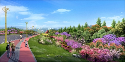 園冶杯專業獎：銅梁區迎賓路延伸段道路工程景觀提質工程設計
