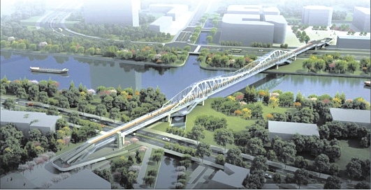 蘇州大運(yùn)河將新添一座景觀橋