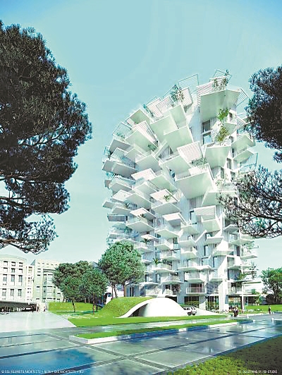 法國：在城市中也可住在“大樹”上