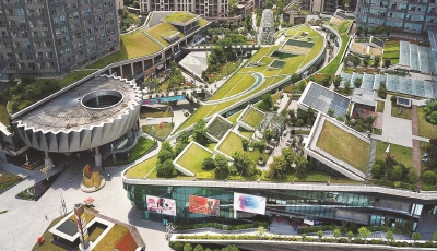 上海在城市更新中大力推廣立體綠化（多圖）