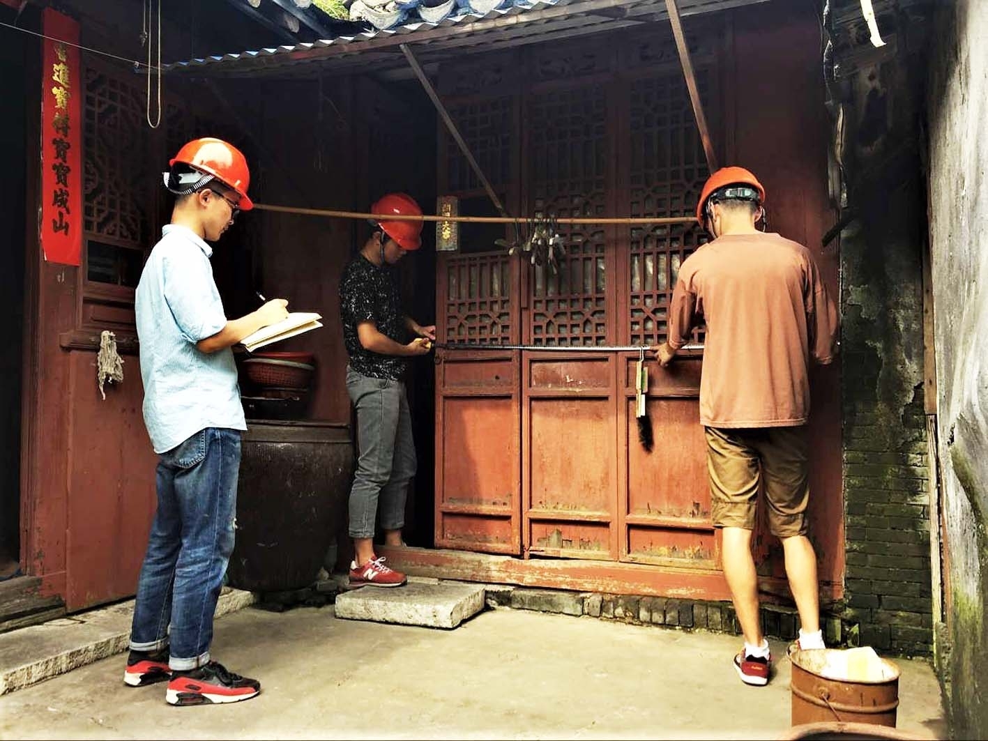 新人才新技術，揚大師生為揚州古建筑建立“基因庫”