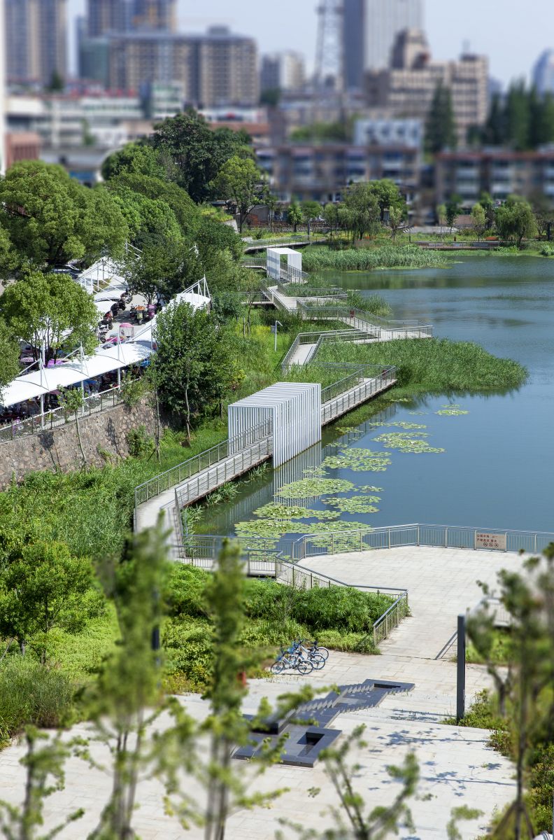 園冶杯專業獎|池州護城河遺址公園景觀與海綿設計