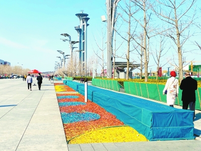 北京：奧林匹克公園現(xiàn)環(huán)保“彩帶”