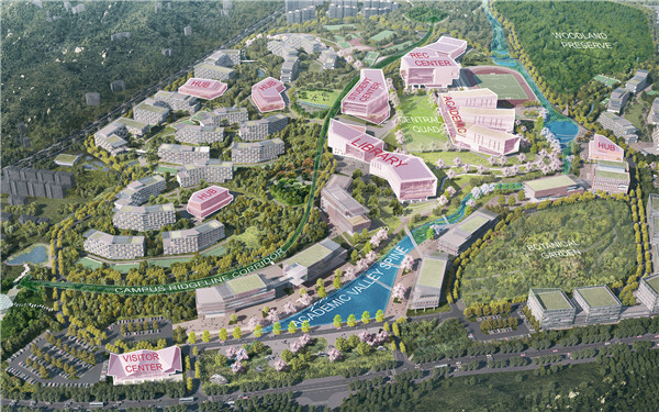 信陽學(xué)院南灣校區(qū)校園規(guī)劃