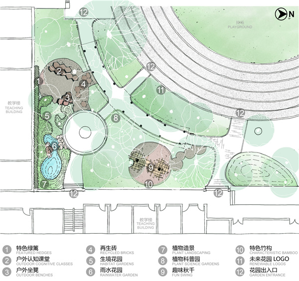 GND杰地景觀丨后海小學(xué)未來(lái)花園