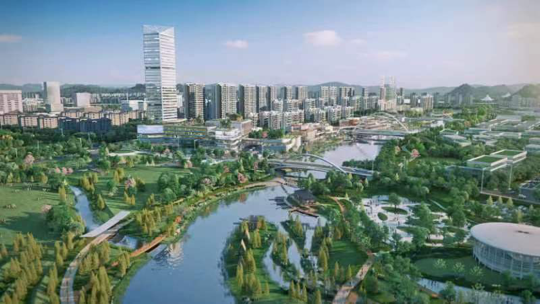 武漢新城首座濱水城市綜合體正式發布