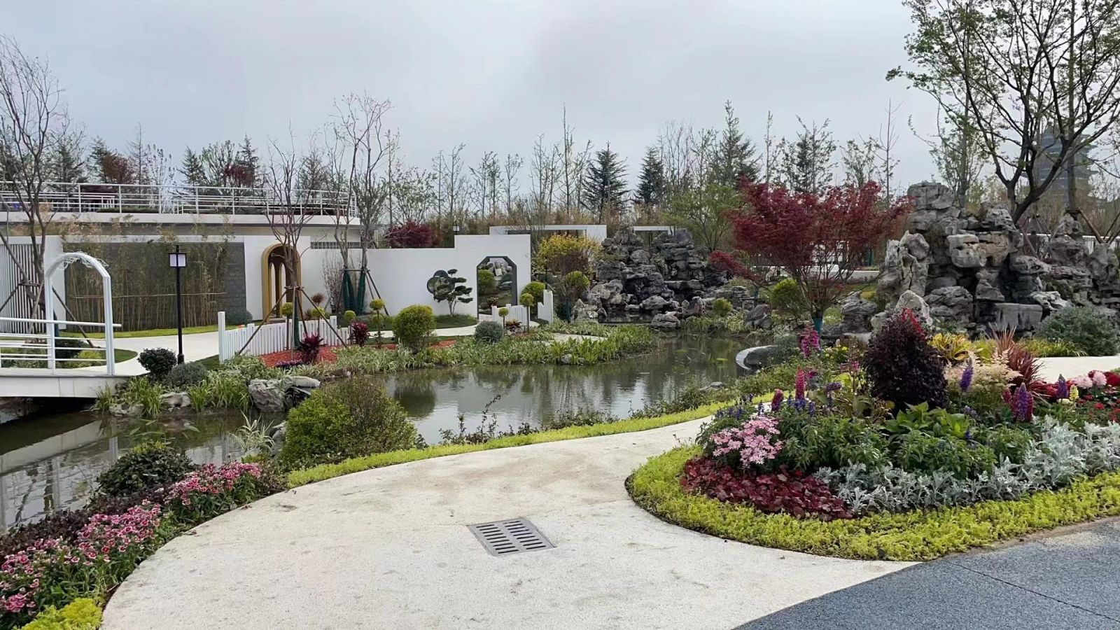 第十四屆中國(guó)國(guó)際園博會(huì)揚(yáng)州展園基本建成