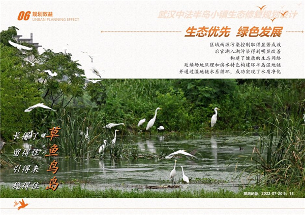 園冶杯參賽作品丨武漢中法半島小鎮生態修復規劃設計