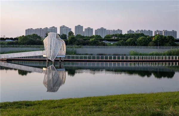 無錫太湖流域小溪港魚咀公園