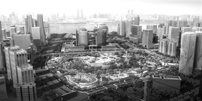 摩天大樓間，杭州的超級中央公園要來了