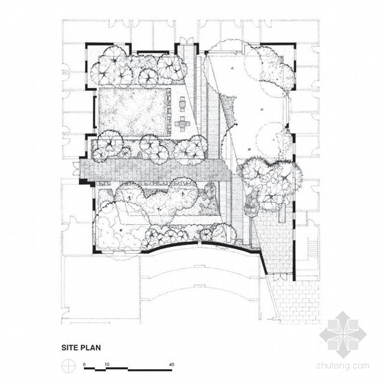 Dirtworks PC設計的基恩州立科學中心庭院