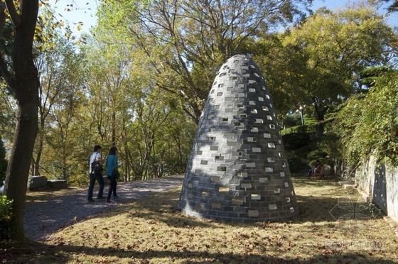 韓國磚砌豆莢小屋