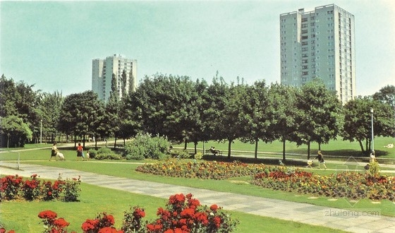 HTA設(shè)計(jì)的英國(guó)斯蒂夫尼奇城中心花園