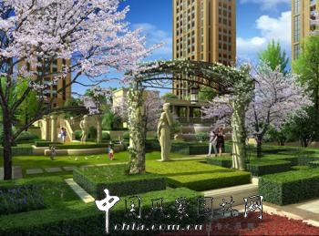 參賽作品：杭州桂花星城 摩爾式的永恒花園(圖)