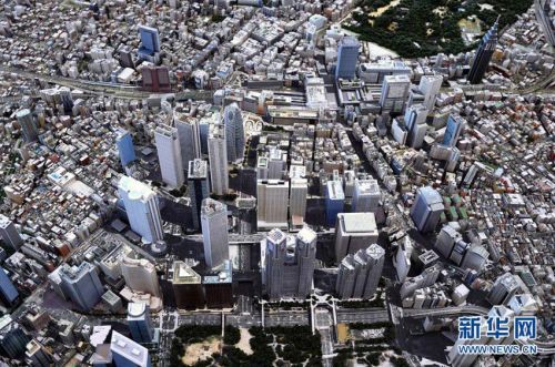 鳥瞰東京新宿