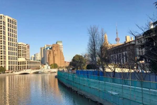 上海蘇州河景觀提升工程復工 突出市民休閑功能