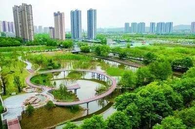 南京建成首個生態型綠色人文口袋濕地公園